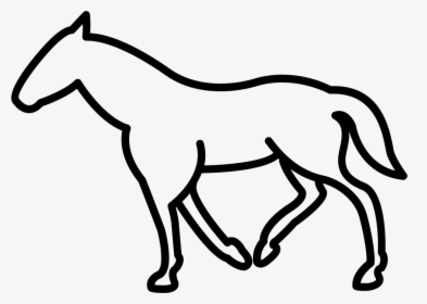 Walking Horse Outline - Tennessee Walking Horse, HD Png Download, Free Download