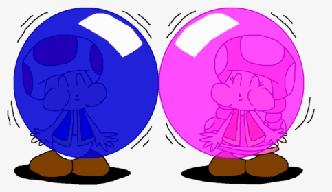 And Toadette Blows More Color Bubbles By - Toadette, HD Png Download, Free Download
