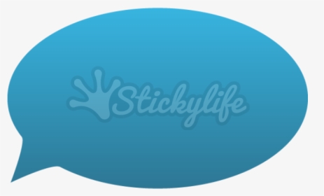 Speech Bubble Static Cling - Circle, HD Png Download, Free Download