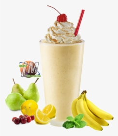 Batido De Pera Y Plátano - Milkshake, HD Png Download, Free Download