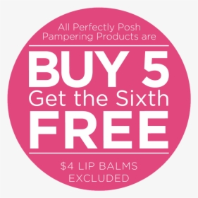 2894545 - Perfectly Posh Buy Five Get One Free, HD Png Download, Free Download