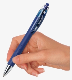 Pen In Hand Png Image - Writing With A Pen Clipart, Transparent Png, Free Download