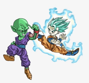 Cartoon,dragon Ball,fictional - Gohan And Piccolo Png, Transparent Png, Free Download