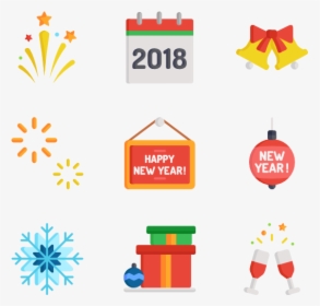 New Year - New Year Vector Icon, HD Png Download, Free Download