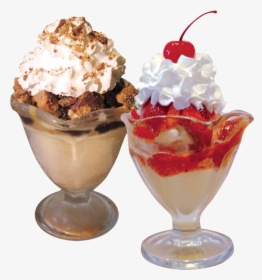 Peanut Butter Cup And Strawberry Sundaes - Knickerbocker Glory, HD Png Download, Free Download