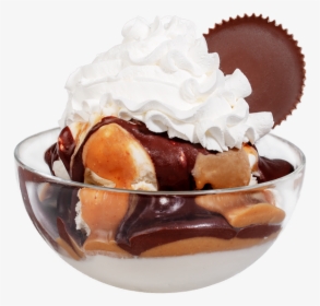 Peanut Butter Cup Sundae - Ice Cream Items Png, Transparent Png, Free Download