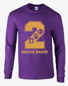 Omega Psi Phi Dawg Long Sleeve Performance T Shirt"  - Long-sleeved T-shirt, HD Png Download, Free Download
