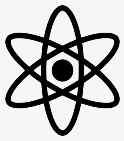 Atom - Physics Black And White Clipart, HD Png Download, Free Download