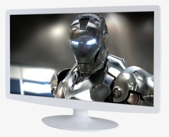 Transparent Desktop Monitor Png - Iron Man Chrome Suit, Png Download, Free Download