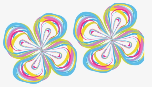 Flower, Abstract, Color, Design, Colorful, 60"s, Psycho - Abstract Designs Flowers Png, Transparent Png, Free Download
