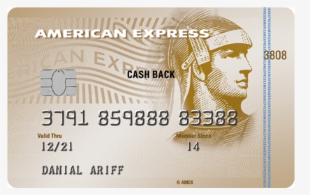 The American Express® Cash Back Gold Credit Card - American Express Cash Back Gold Credit Card, HD Png Download, Free Download