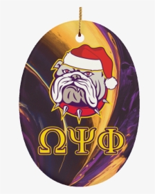 Omega Psi Phi Oval Ornaments - Emblem, HD Png Download, Free Download