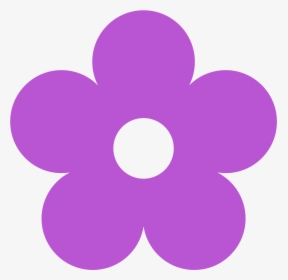 Flower Violet Clip Art - Violet Flower Clipart, HD Png Download, Free Download