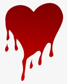 Heart Dripping Png, Transparent Png, Free Download
