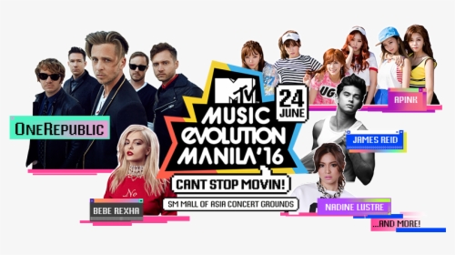Mtv Music Evolution Manila 2016, HD Png Download, Free Download