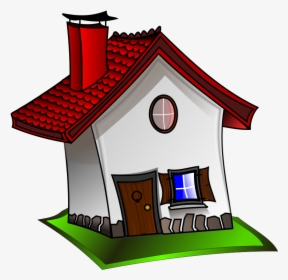 Rumah, Bangunan, Arsitektur, Jendela, Atap, Hidup - New House Sold Cartoon, HD Png Download, Free Download