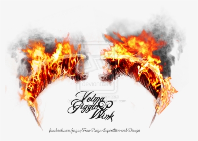 Angel Wings On Fire, HD Png Download, Free Download