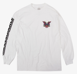 Usa Logo White Long Sleeve - Long-sleeved T-shirt, HD Png Download, Free Download