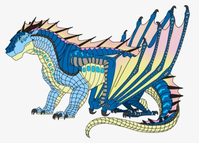 Transparent Dragon Wings Clipart - Wings Of Fire Dragon Drawing, HD Png Download, Free Download