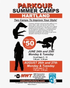 Parkour Summer Camp Registration - Flyer, HD Png Download, Free Download