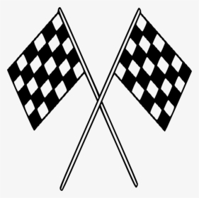 Big Checkered Flags Svg Clip Arts - Racing Flags Clip Art, HD Png Download, Free Download