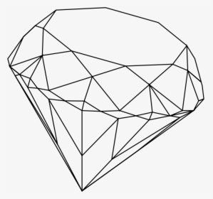 Diamond Line Drawing Png, Transparent Png, Free Download