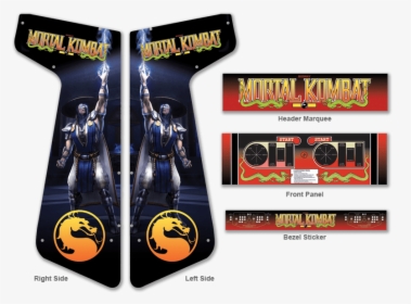 Mortal Kombat Arcade Cabinet Art, HD Png Download, Free Download