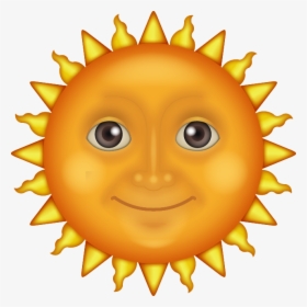 Sun Face Emoji, HD Png Download, Free Download