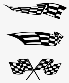 Finish Line Clipart End Race - Racing Flag, HD Png Download, Free Download