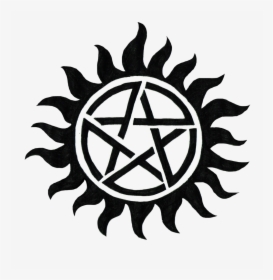 Transparent Anti Possession Symbol Png - Supernatural Tattoo, Png Download, Free Download