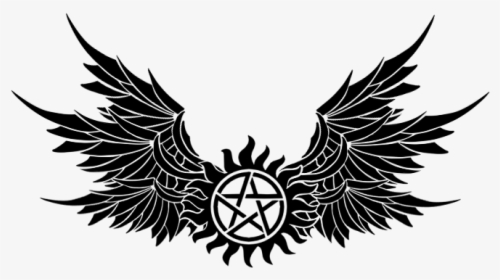 Archangel Anti Demonic Possession Charm Tattoo Sample - Demon Tattoo Png, Transparent Png, Free Download