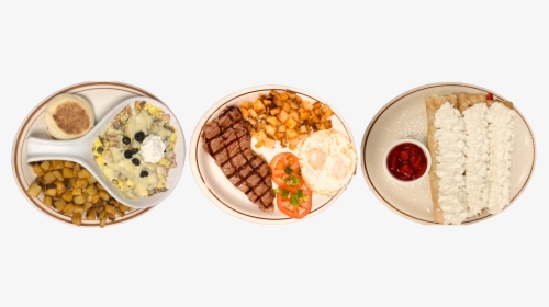 Eggs, Steak, Hashbrowns, And Crepes - Grillades, HD Png Download, Free Download