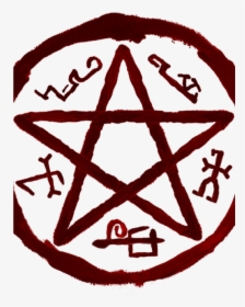 Supernatural Symbol Outline - Supernatural Symbols, HD Png Download, Free Download
