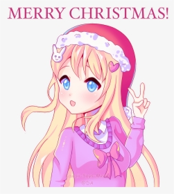 Kawaii Merry Christmas Anime, HD Png Download, Free Download