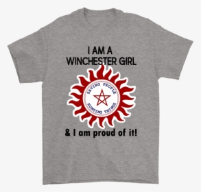 I Am A Winchester Girl & I Am Proud Of It Supernatural - Women Raider Shirt, HD Png Download, Free Download