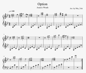 Asura's Wrath Sheet Music, HD Png Download, Free Download