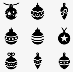 Christmas Balls Fill - Christmas Ball Icon Png, Transparent Png, Free Download
