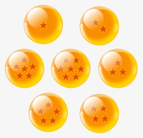 7 Dragon Balls Png - Dragon Ball Z Balls Png, Transparent Png, Free Download
