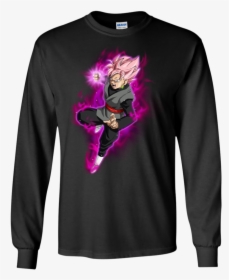 Black Ssj Rose V7 Ki Dragon Ball Ls Shirt/hoodie/sweatshirt - T Shirt Maxwells Equations, HD Png Download, Free Download