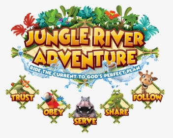 Jungle River Adventure Vbs Clipart , Png Download - Jungle River Adventure Logo, Transparent Png, Free Download