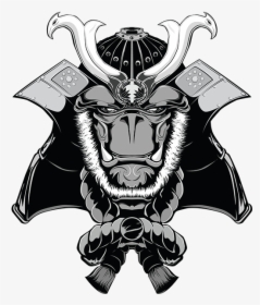 Drawing Samurai Art - Samurai Gorilla, HD Png Download, Free Download
