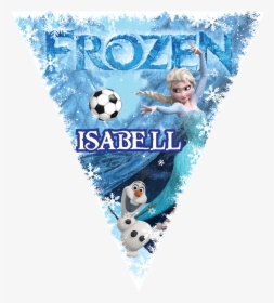 Frozen Triangle Individual Team Pennant - Cartoon, HD Png Download, Free Download