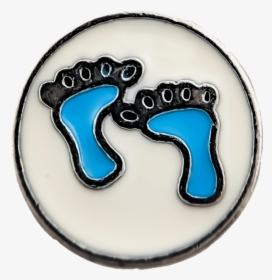 Baby Feet Png -baby Feet - Badge, Transparent Png, Free Download