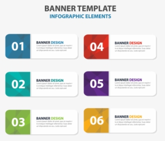 Vector Banner Abstract - Template Infographic Png Free, Transparent Png, Free Download