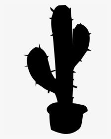 Clip Art Cactus Portable Network Graphics Image Vector - Cactus Silueta, HD Png Download, Free Download