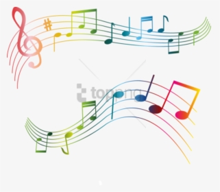 Free Png Color Music Notes Png Png Image With Transparent - Colorful Music Notes Clipart, Png Download, Free Download