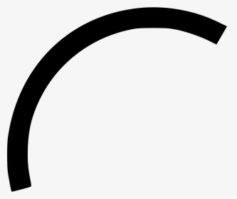 Arc Tool Curve Draw Line - Black Arc Png, Transparent Png, Free Download