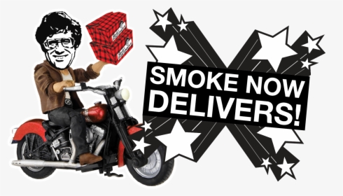 Motorcycle Clipart Delivery - Smoke's Poutinerie, HD Png Download, Free Download