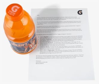 Transparent Gatorade Clipart - Plastic Bottle, HD Png Download, Free Download