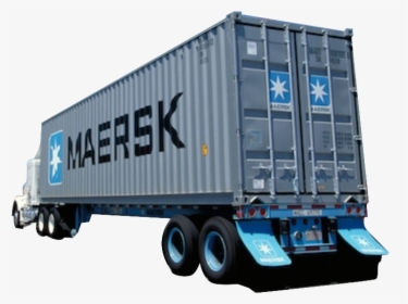 Ocean Container Delivery - Ocean Container On Truck, HD Png Download, Free Download